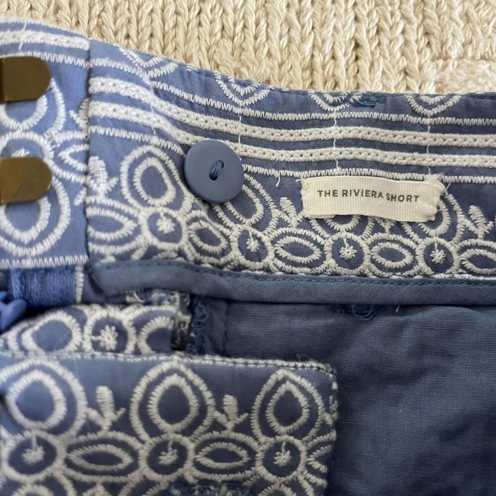 Loft Riviera Shorts Embroidered Design Size 6 - Picture 5 of 6